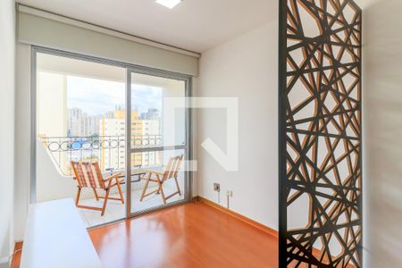 Sala de apartamento para alugar com 1 quarto, 49m² em Cidade Monções, São Paulo