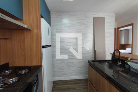 Cozinha e Área de Serviço de apartamento à venda com 2 quartos, 47m² em Parque das Cachoeiras, Campinas