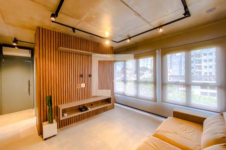 Sala de apartamento para alugar com 2 quartos, 70m² em Vila Regente Feijó, São Paulo