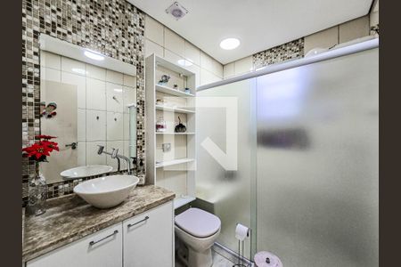 Banheiro Social de casa para alugar com 2 quartos, 97m² em Vila Santa Rosa, Guarujá