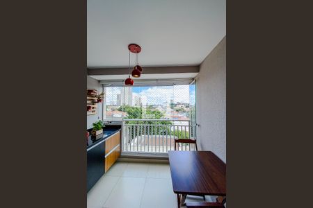 Varanda da Sala de apartamento à venda com 2 quartos, 48m² em Vila Bertioga, São Paulo