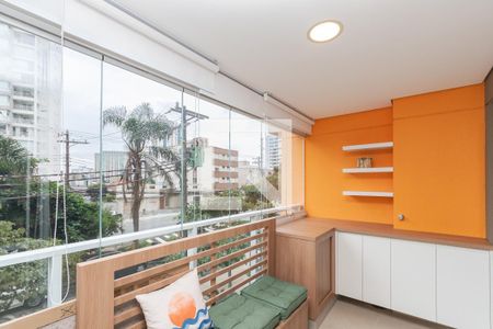 Studio à venda com 48m², 1 quarto e 1 vagaVaranda