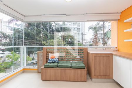 Studio à venda com 48m², 1 quarto e 1 vagaVaranda