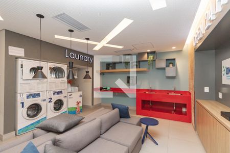 Studio à venda com 48m², 1 quarto e 1 vagaLavanderia