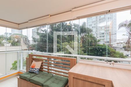 Studio à venda com 48m², 1 quarto e 1 vagaVaranda