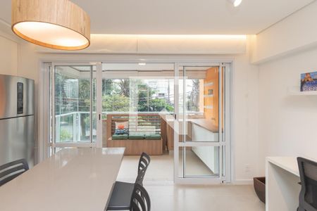 Studio à venda com 48m², 1 quarto e 1 vagaVaranda