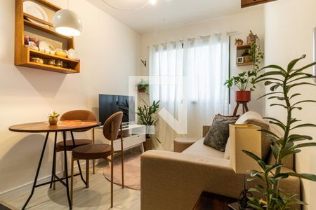 Sala de apartamento para alugar com 1 quarto, 25m² em Vila Buarque, São Paulo
