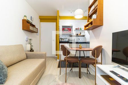 Sala de apartamento para alugar com 1 quarto, 25m² em Vila Buarque, São Paulo