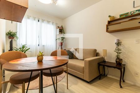 Sala de apartamento para alugar com 1 quarto, 25m² em Vila Buarque, São Paulo