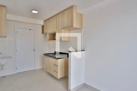 Sala / Cozinha  de apartamento para alugar com 1 quarto, 28m² em Belenzinho, São Paulo