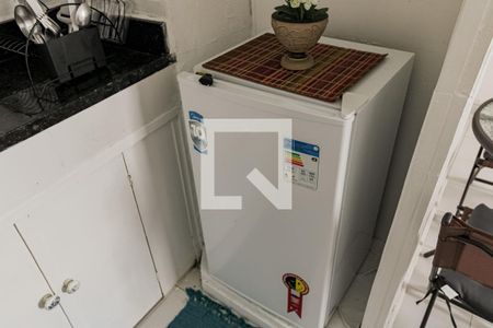 Cozinha de kitnet/studio à venda com 1 quarto, 21m² em Copacabana, Rio de Janeiro
