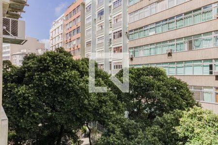 Vista da Sala/Quarto de kitnet/studio à venda com 1 quarto, 21m² em Copacabana, Rio de Janeiro