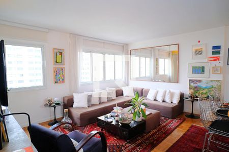 Sala de apartamento para alugar com 1 quarto, 58m² em Cerqueira César, São Paulo