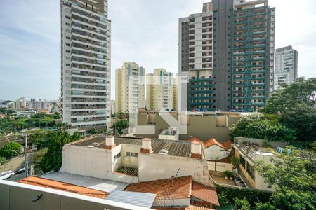 Vista da varanda de kitnet/studio à venda com 1 quarto, 32m² em Chácara Seis de Outubro, São Paulo