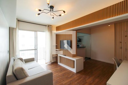 Sala de apartamento para alugar com 1 quarto, 45m² em Itaim Bibi, São Paulo