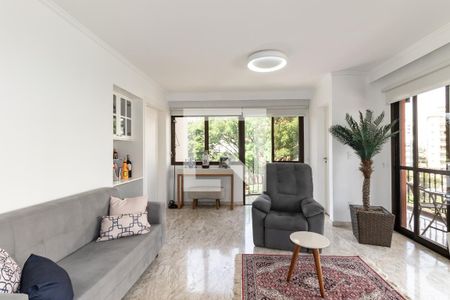 Sala de apartamento para alugar com 3 quartos, 167m² em Indianópolis, São Paulo