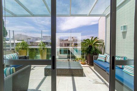 Varanda de apartamento à venda com 4 quartos, 369m² em Recreio dos Bandeirantes, Rio de Janeiro