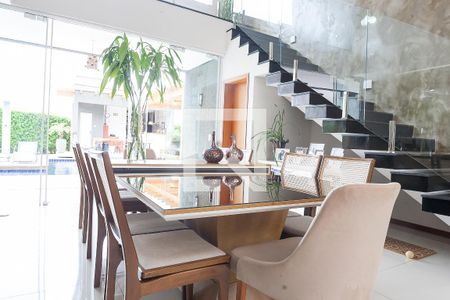 Sala de Jantar de casa de condomínio à venda com 4 quartos, 320m² em Balneário Água Limpa, Nova Lima