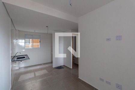 Sala e Cozinha Integrada  de apartamento à venda com 1 quarto, 45m² em Vila Santa Teresa (zona Leste), São Paulo