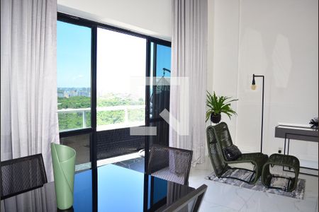 Sala de apartamento para alugar com 3 quartos, 120m² em Caminho das Árvores, Salvador