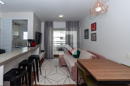 Sala de apartamento para alugar com 1 quarto, 42m² em Vila Anglo Brasileira, São Paulo
