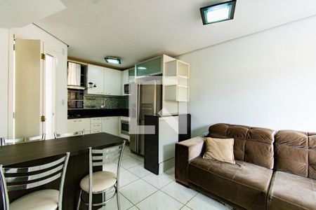 Sala de casa de condomínio para alugar com 2 quartos, 88m² em Nossa Senhora das Graças, Canoas