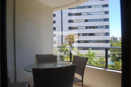 Varanda da Sala de apartamento para alugar com 1 quarto, 82m² em Alphaville I, Salvador