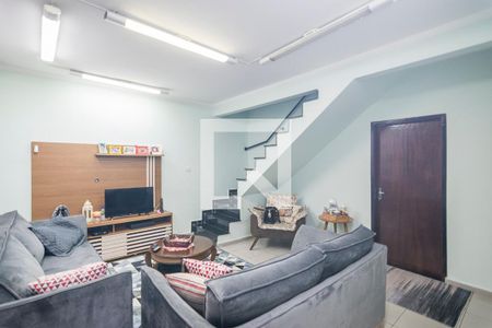 Sala de Estar de casa à venda com 3 quartos, 110m² em Centro, Santo André
