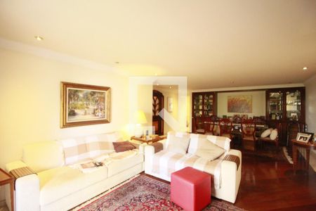 Sala de estar de apartamento para alugar com 3 quartos, 156m² em Indianópolis, São Paulo