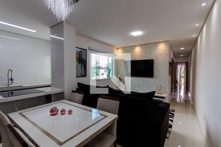 Sala de casa de condomínio à venda com 3 quartos, 150m² em Utinga, Santo André