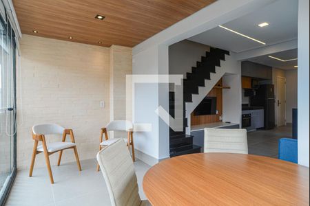 Varanda da Sala de apartamento para alugar com 1 quarto, 67m² em Consolação, São Paulo