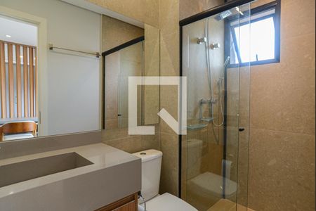 Apartamento para alugar com 67m², 1 quarto e sem vagaBanheiro da Suíte