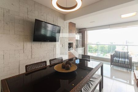 Varanda Gourmet  de apartamento à venda com 3 quartos, 158m² em Cidade Mãe do Céu, São Paulo