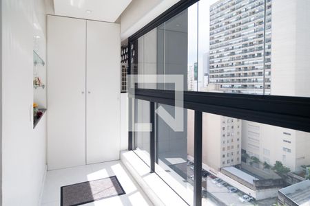 Sala de apartamento para alugar com 1 quarto, 48m² em Bela Vista, São Paulo