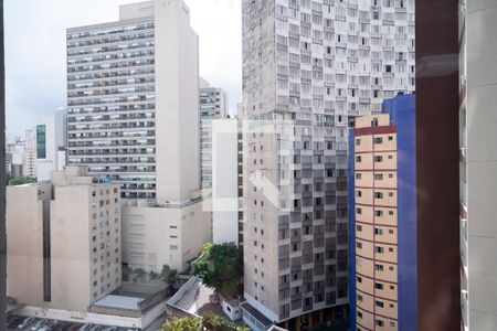 Sala - Vista de apartamento para alugar com 1 quarto, 48m² em Bela Vista, São Paulo
