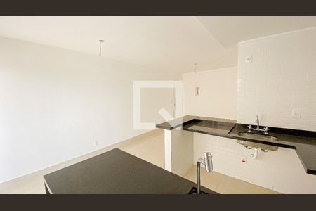 Sala - Sala de Jantar - Cozinha - Area de Serviço de apartamento à venda com 2 quartos, 62m² em Jardim, Santo André