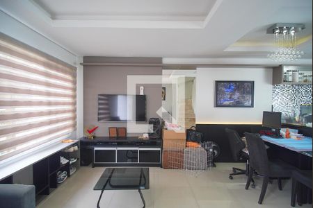 Sala de casa de condomínio para alugar com 3 quartos, 111m² em Rondônia, Novo Hamburgo