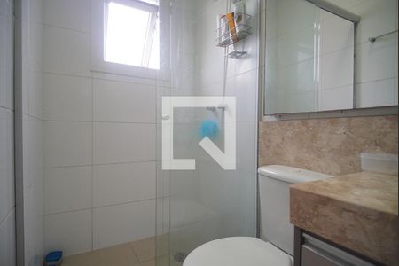 Banheiro da Suíte de casa de condomínio para alugar com 3 quartos, 111m² em Rondônia, Novo Hamburgo