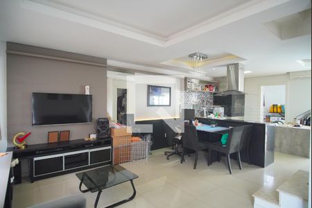 Sala de casa de condomínio à venda com 3 quartos, 111m² em Rondônia, Novo Hamburgo