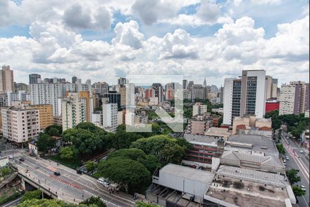 Vista da varanda de kitnet/studio para alugar com 1 quarto, 32m² em Liberdade, São Paulo