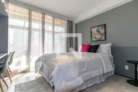 Studio de kitnet/studio para alugar com 1 quarto, 25m² em Indianópolis, São Paulo