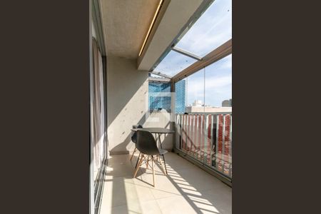 Sacada de kitnet/studio para alugar com 1 quarto, 25m² em Indianópolis, São Paulo