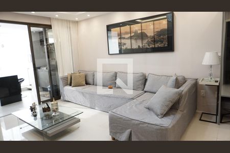 Sala de apartamento para alugar com 4 quartos, 160m² em Barra da Tijuca, Rio de Janeiro