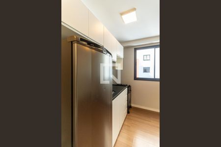 Cozinha de apartamento para alugar com 1 quarto, 25m² em Vila Buarque, São Paulo