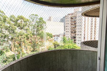 Varanda da sala de apartamento à venda com 1 quarto, 50m² em Liberdade, São Paulo