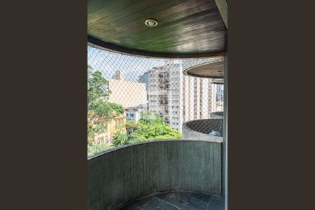 Varanda da sala de apartamento à venda com 1 quarto, 50m² em Liberdade, São Paulo