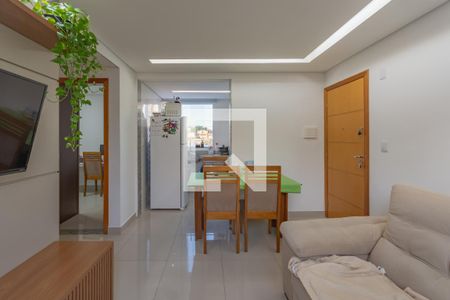 Sala de apartamento para alugar com 2 quartos, 45m² em Santa Branca, Belo Horizonte