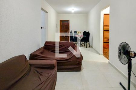 Sala de apartamento para alugar com 2 quartos, 92m² em Boqueirão, Praia Grande