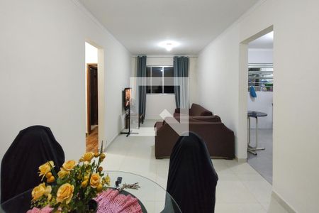 Sala de apartamento para alugar com 2 quartos, 92m² em Boqueirão, Praia Grande