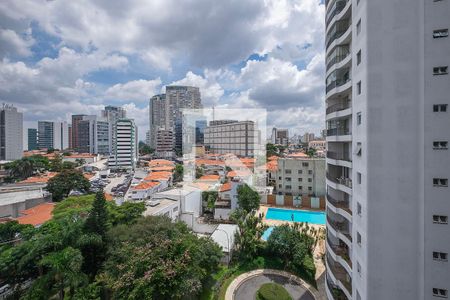 Sala/Cozinha - Vista de apartamento para alugar com 1 quarto, 30m² em Pinheiros, São Paulo
